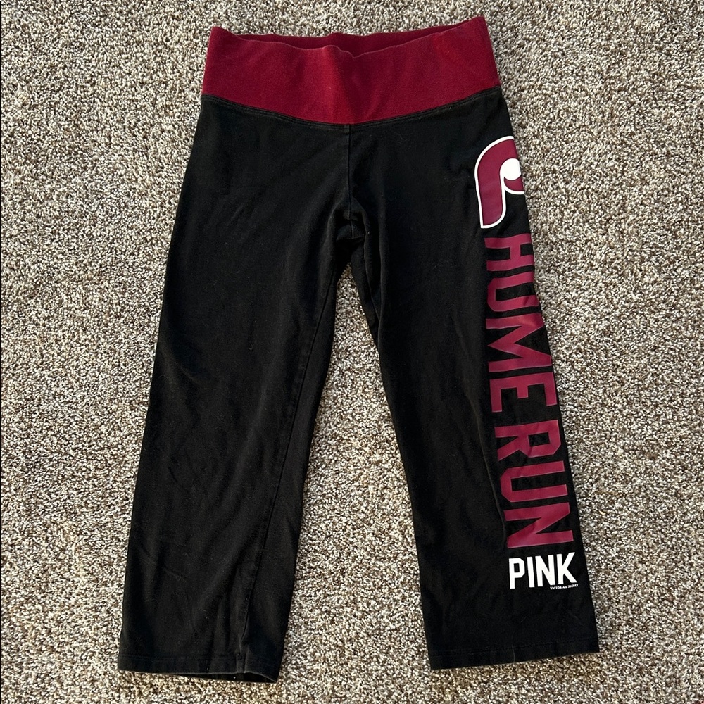 PINK Victoria's Secret 5th & Ocean Philadelphia Phillies capri leggings - XS